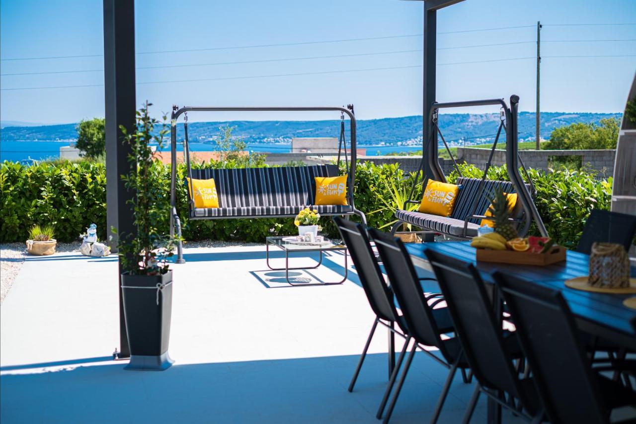 Villa Sky - Heating Pool Кастель-Нови Экстерьер фото