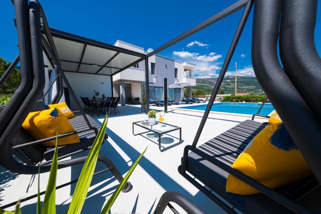 Villa Sky - Heating Pool Кастель-Нови Экстерьер фото