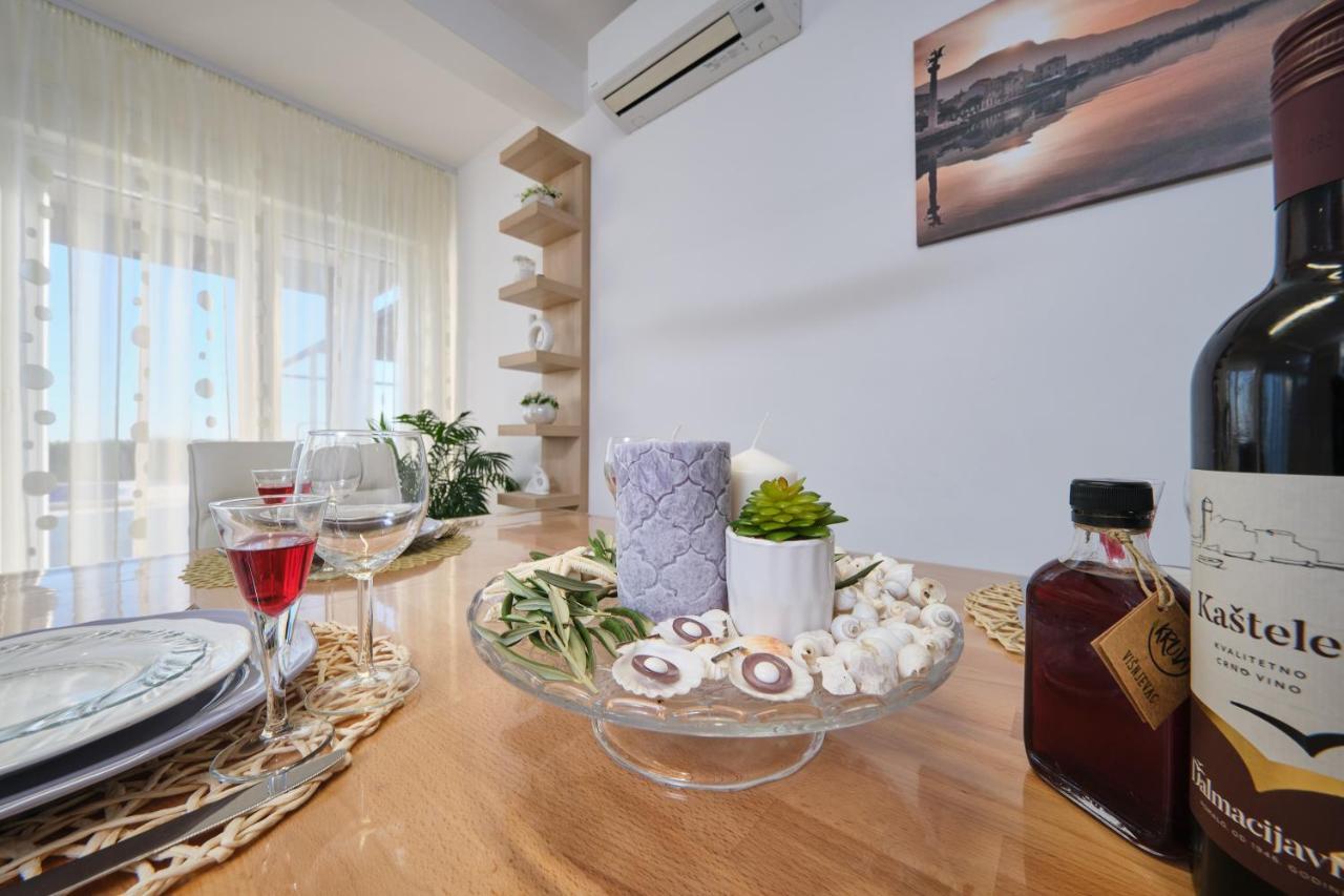 Villa Sky - Heating Pool Кастель-Нови Экстерьер фото