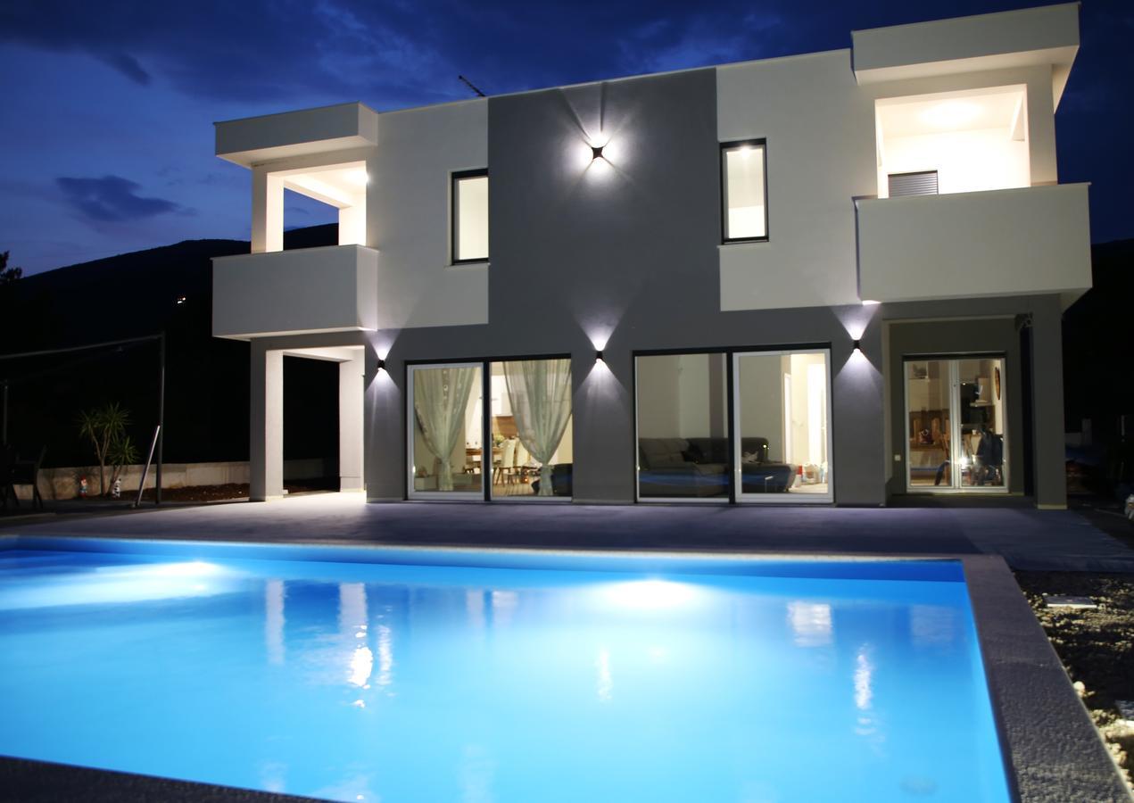 Villa Sky - Heating Pool Кастель-Нови Экстерьер фото